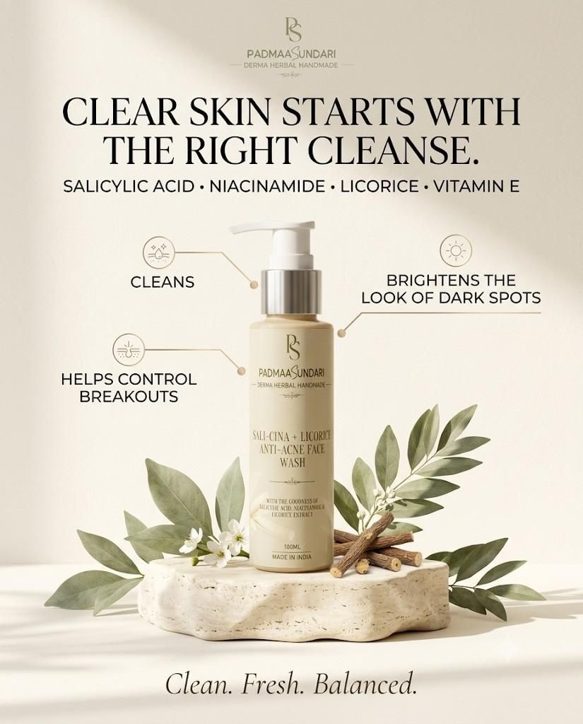 Sali-Cina Face Wash Detail