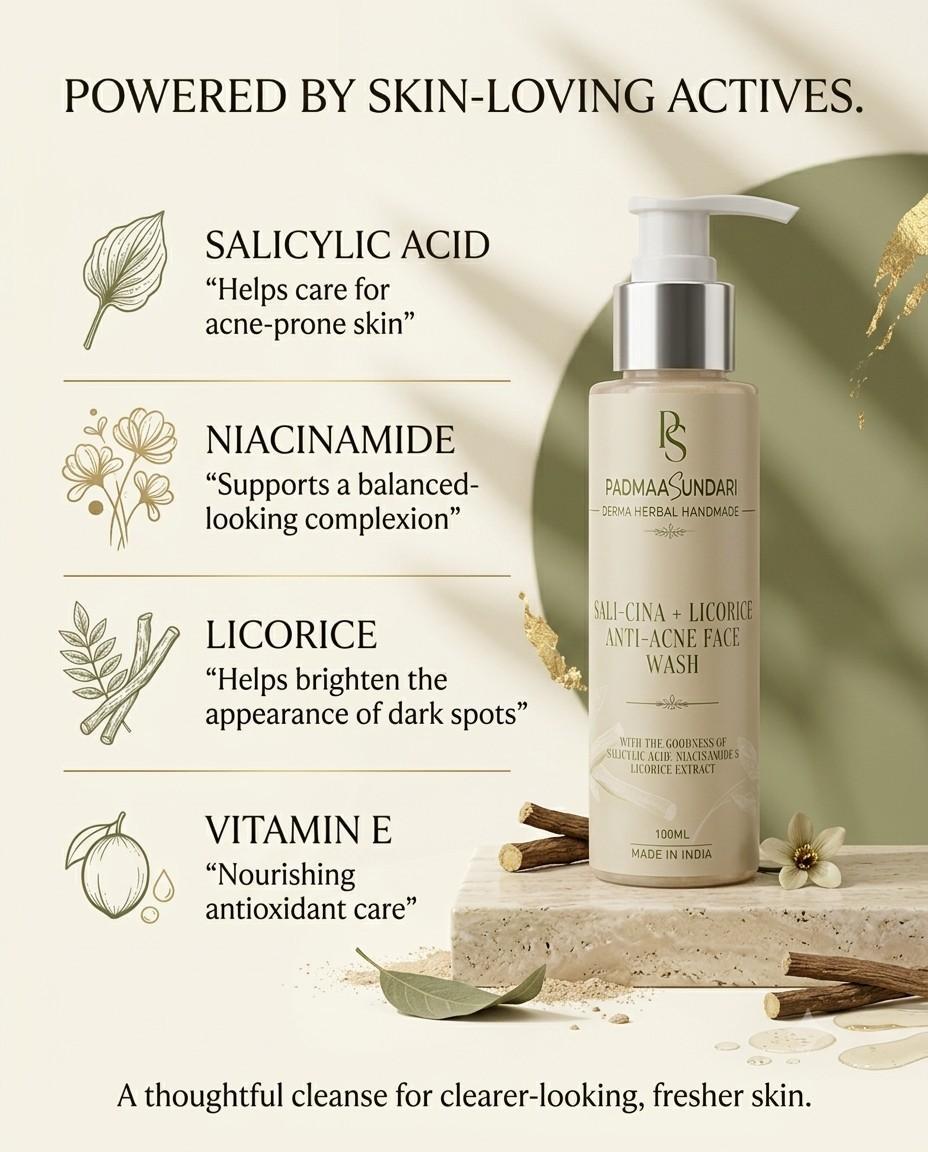 Sali-Cina Face Wash Lifestyle