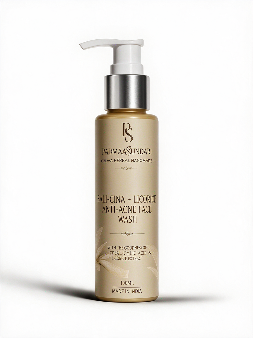 Padmaa Sundari Sali-Cina and Licorice Anti-Acne Face Wash 100ml
